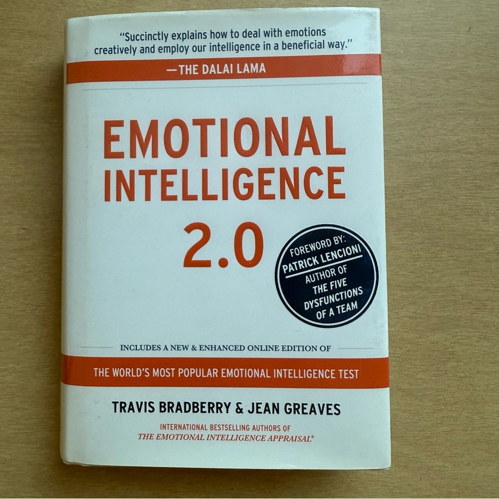 Emotional Intelligence 2.0 Bradberry, Travis, Greaves, Jean hardcover Used - Li